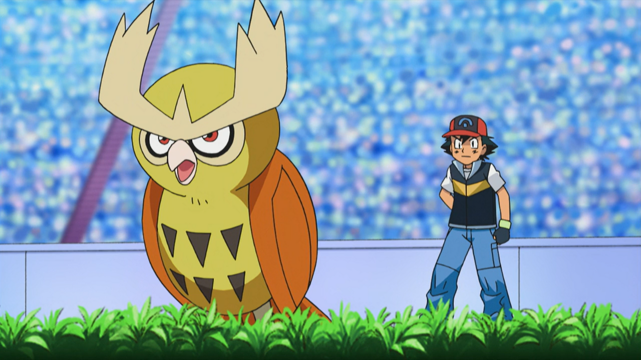 Ash and Noctowl